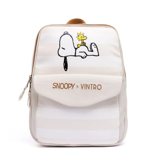 MORRAL CHILE BEIGE A ORILLAS DEL MAR SNOOPY*