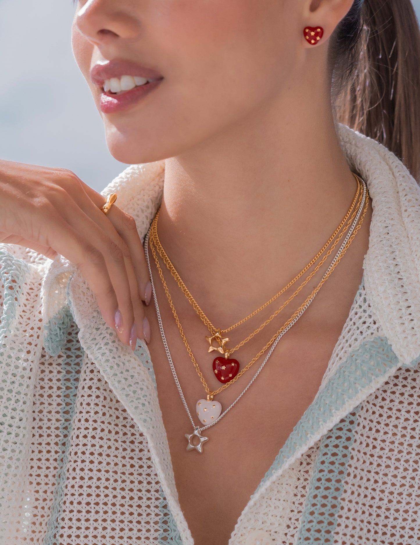 COLLAR ESTRELLA SILUETA MINI PLATA