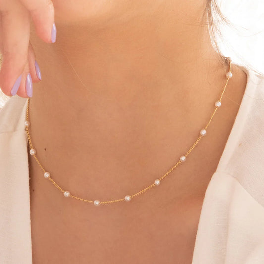 CHOKER PERLAS