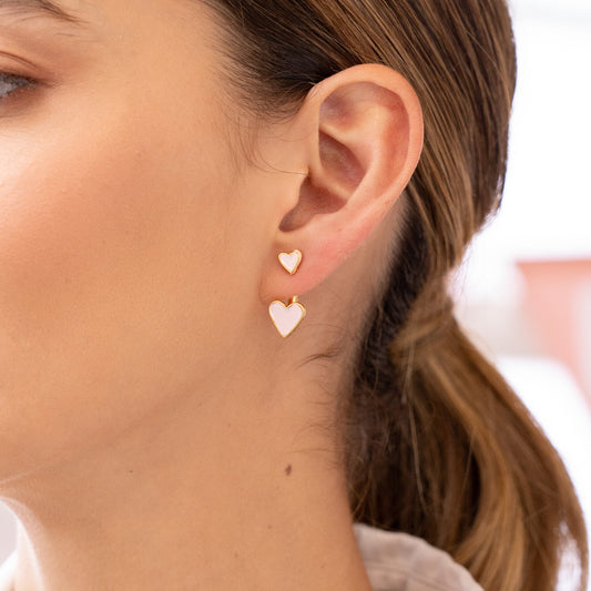 ARETE 2 EN 1 CORAZONES NUDE